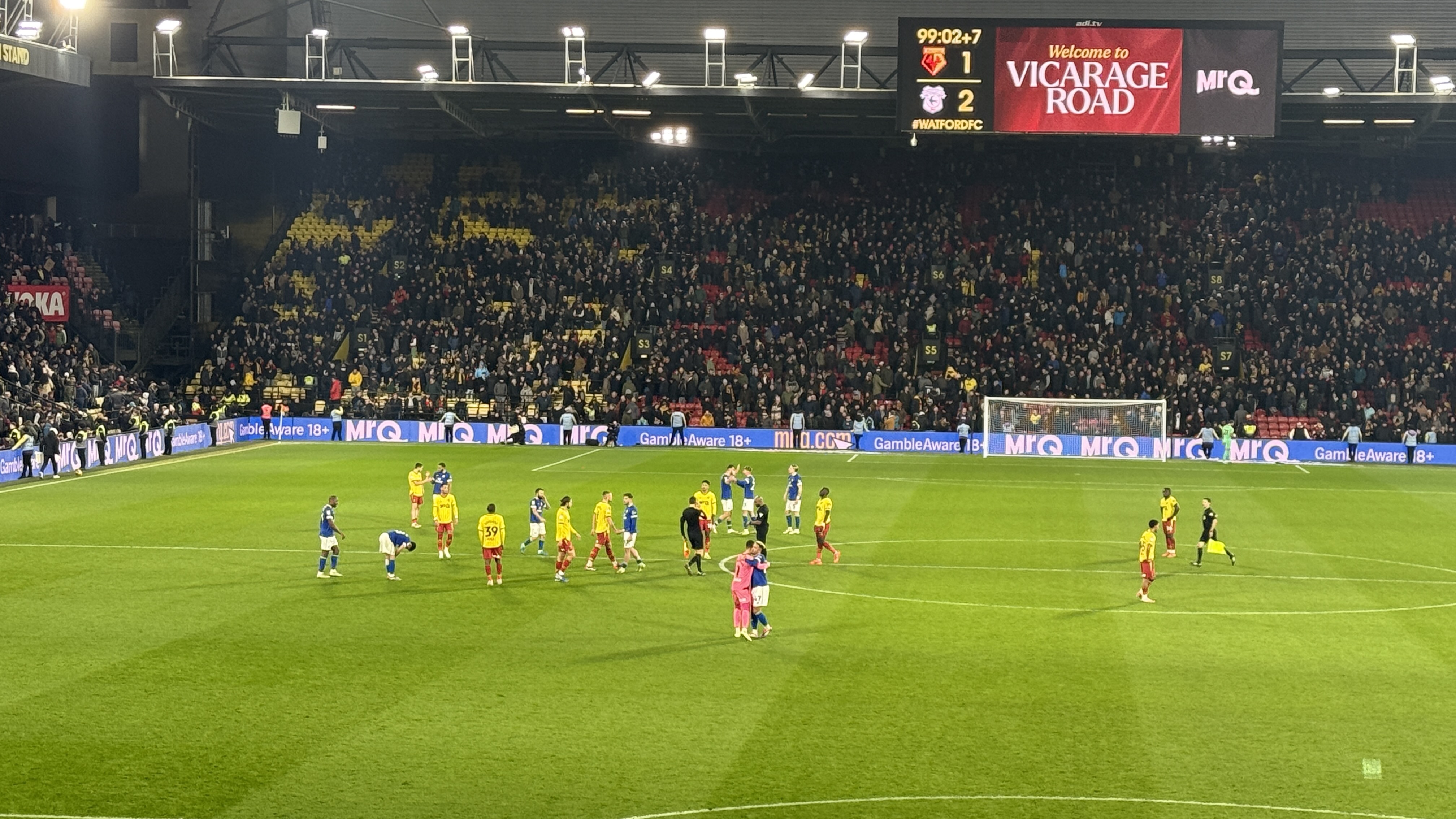 Watford 1 - 2 Cardiff City. Match Report