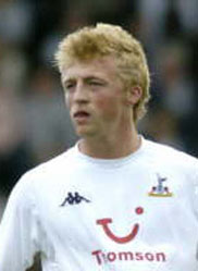 Spurs striker Lee Barnard