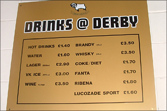 Drinks @ Derby
