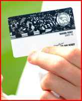 Rams credit card sized season ticket