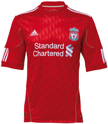 Liverpool home shirt 2010-11