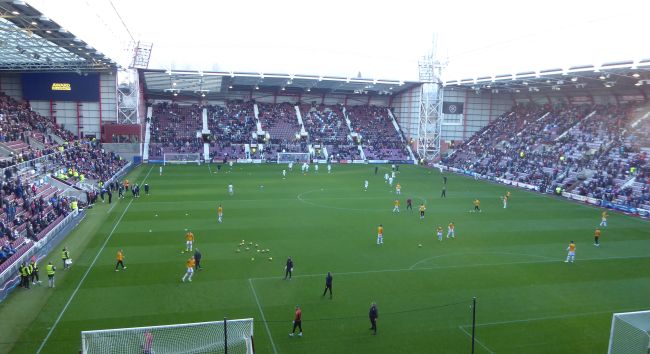Next up - Motherwell at Tynecastle