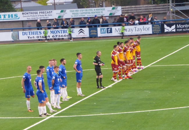 Motherwell fail to impress as Montrose force a draw.