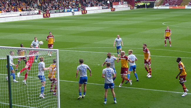 Motherwell needed extra-time to defeat Kilmarnock  in the League Cup 