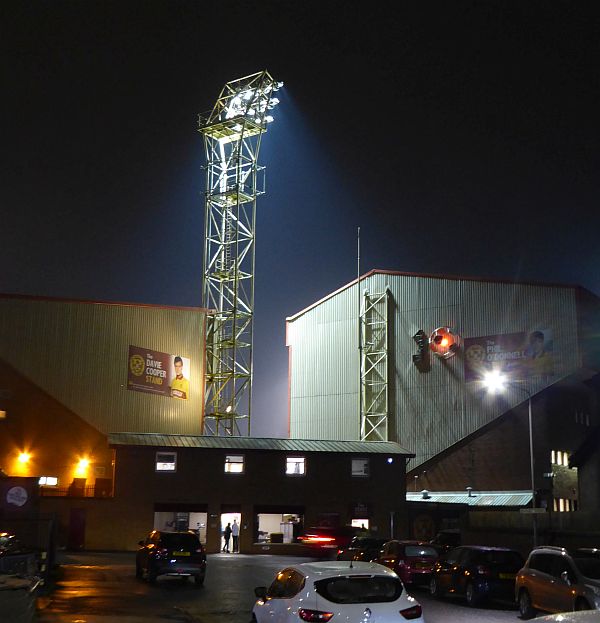 Next up - an evening visit from Dundee United