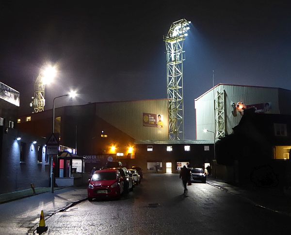 Next up - an evening visit from Dundee United