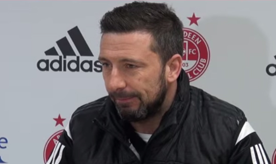 Derek McInnes speaks before St Johnstone game