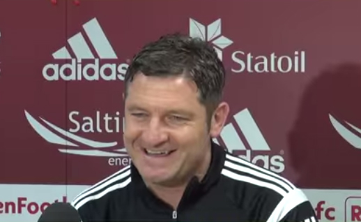 Aberdeen assistant manager Tony Docherty