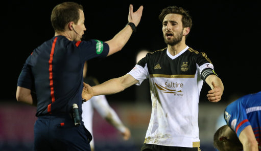 Graeme Shinnie appeals another bad refereeing decision
