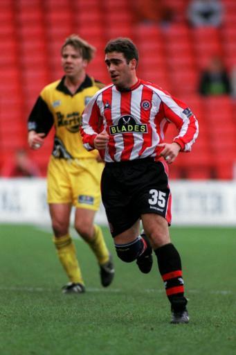 Bruno Ribeiro in action for Sheffield United (v Rushden)